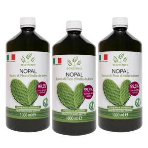 Succo di Fico d'India da bere al 99,5%: Nopal x 3